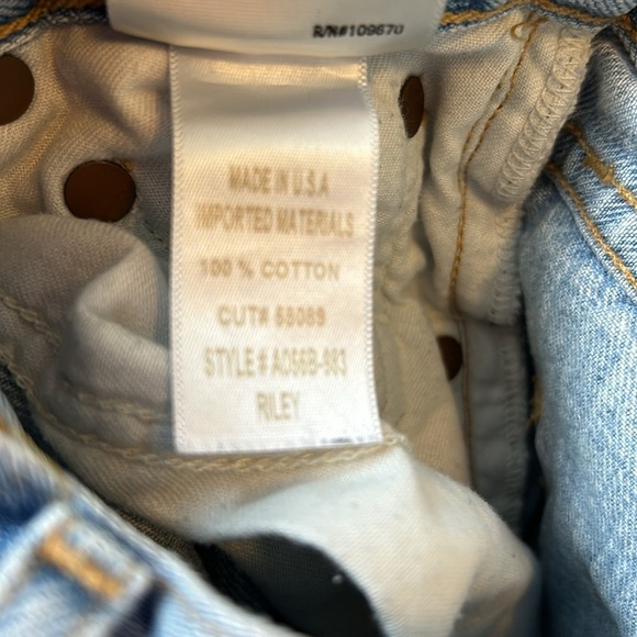 Agolde Riley High Rise Jeans in Shatter Wash - Picture 8 of 8